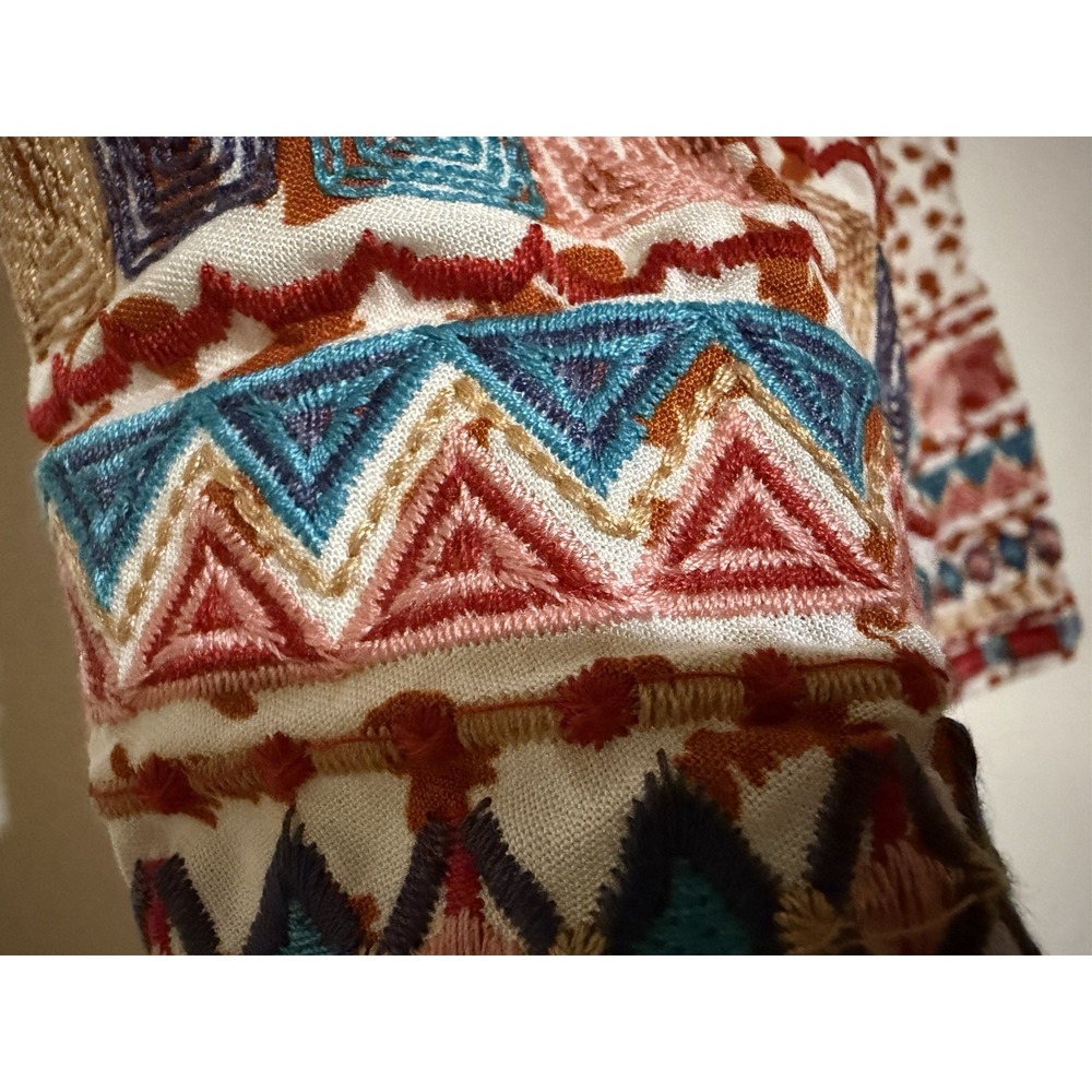 Savannah Jane Sleeveless  Embroidered Blouse Women's Size Small‎ - Picture 3 of 10